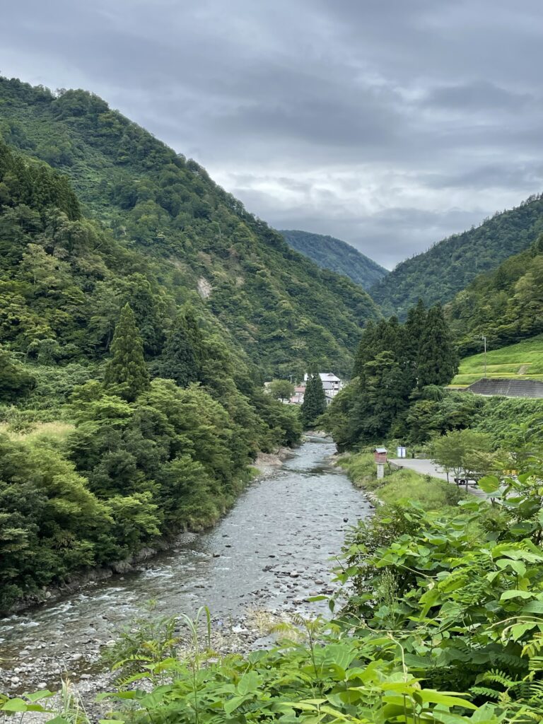 清津川兩岸風光2。(十日町，Japan)