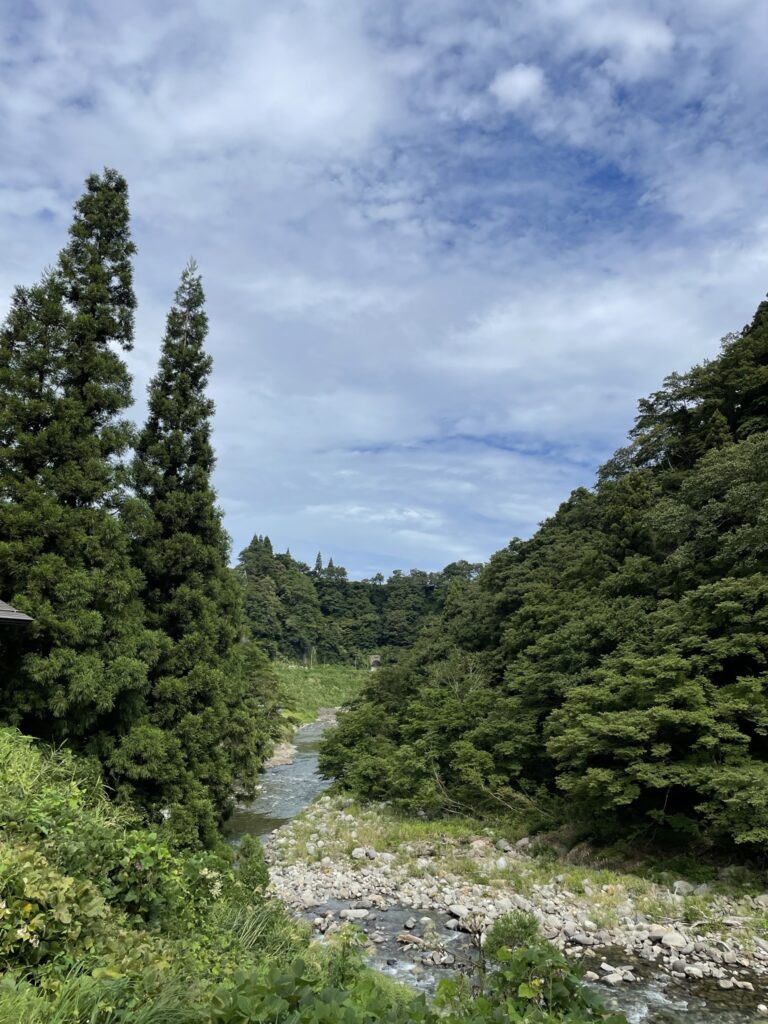 清津川兩岸風光1。(十日町，Japan)